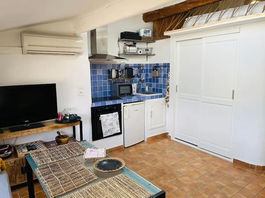 Apartment Studio Avec Mezzanine, Canape Lit. Grimaud